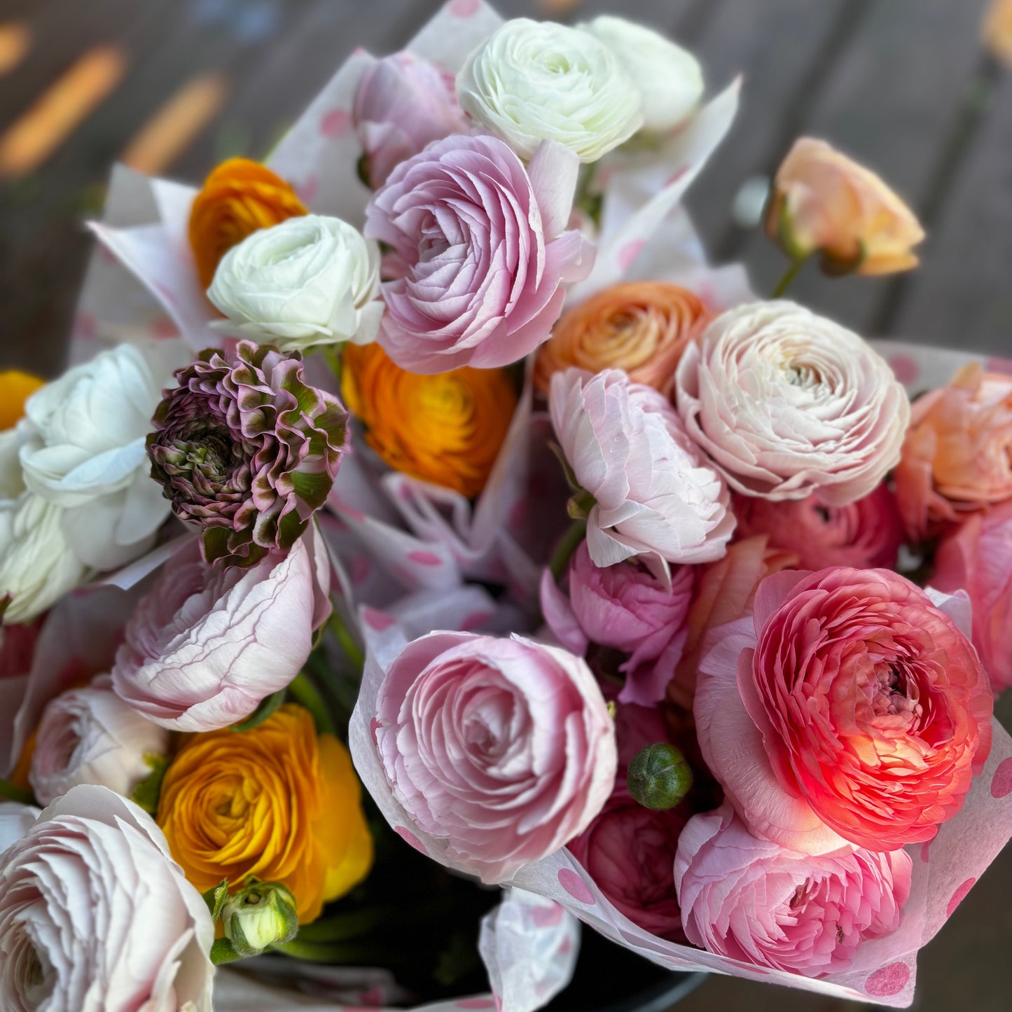 mothers day ranunculus bunch