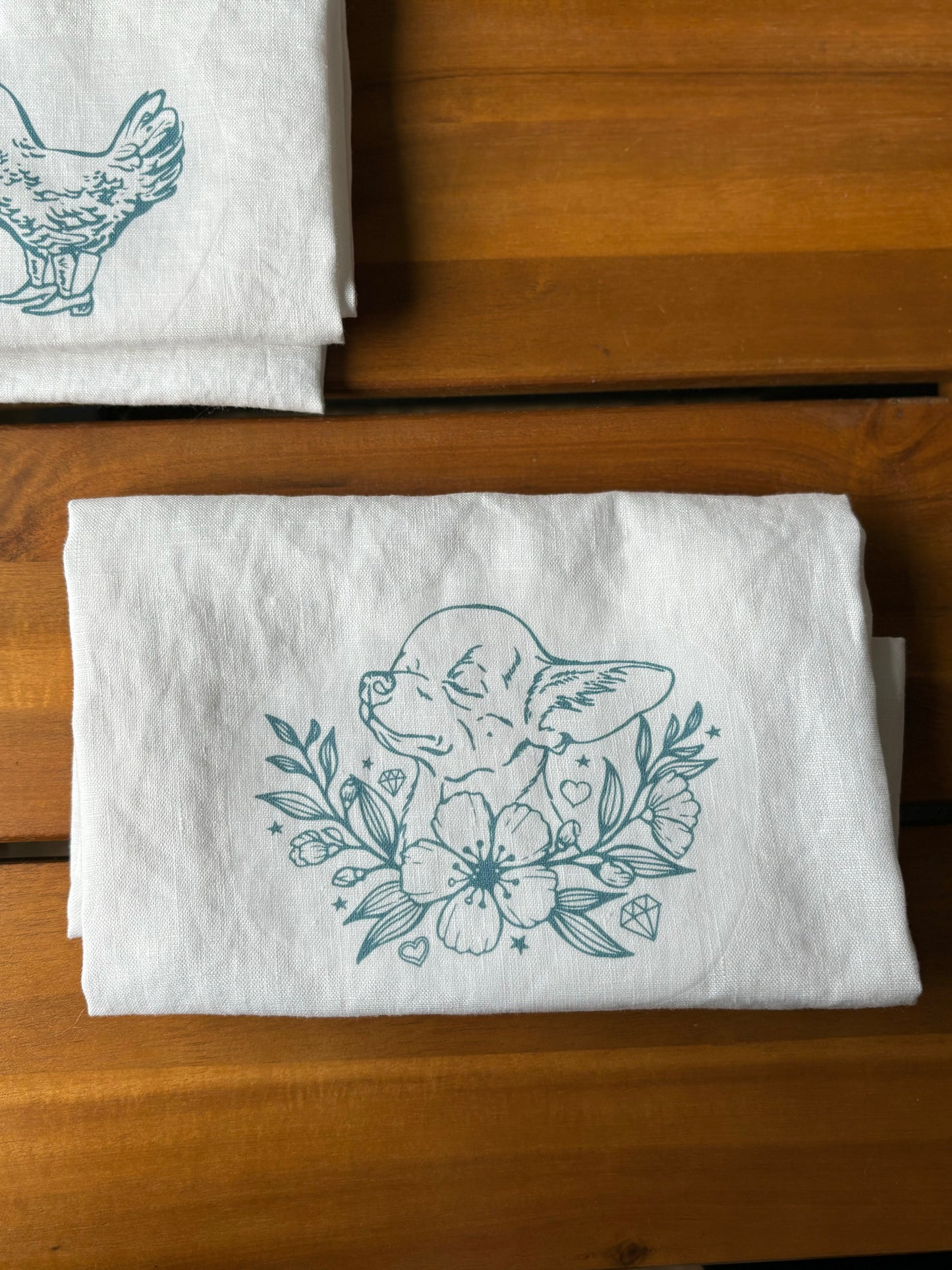 French Linen Tea Towel