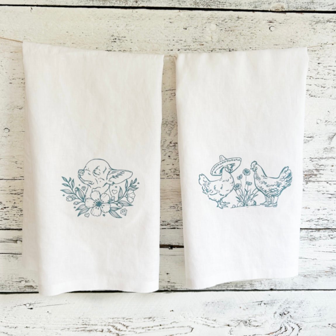 french linen tea towel