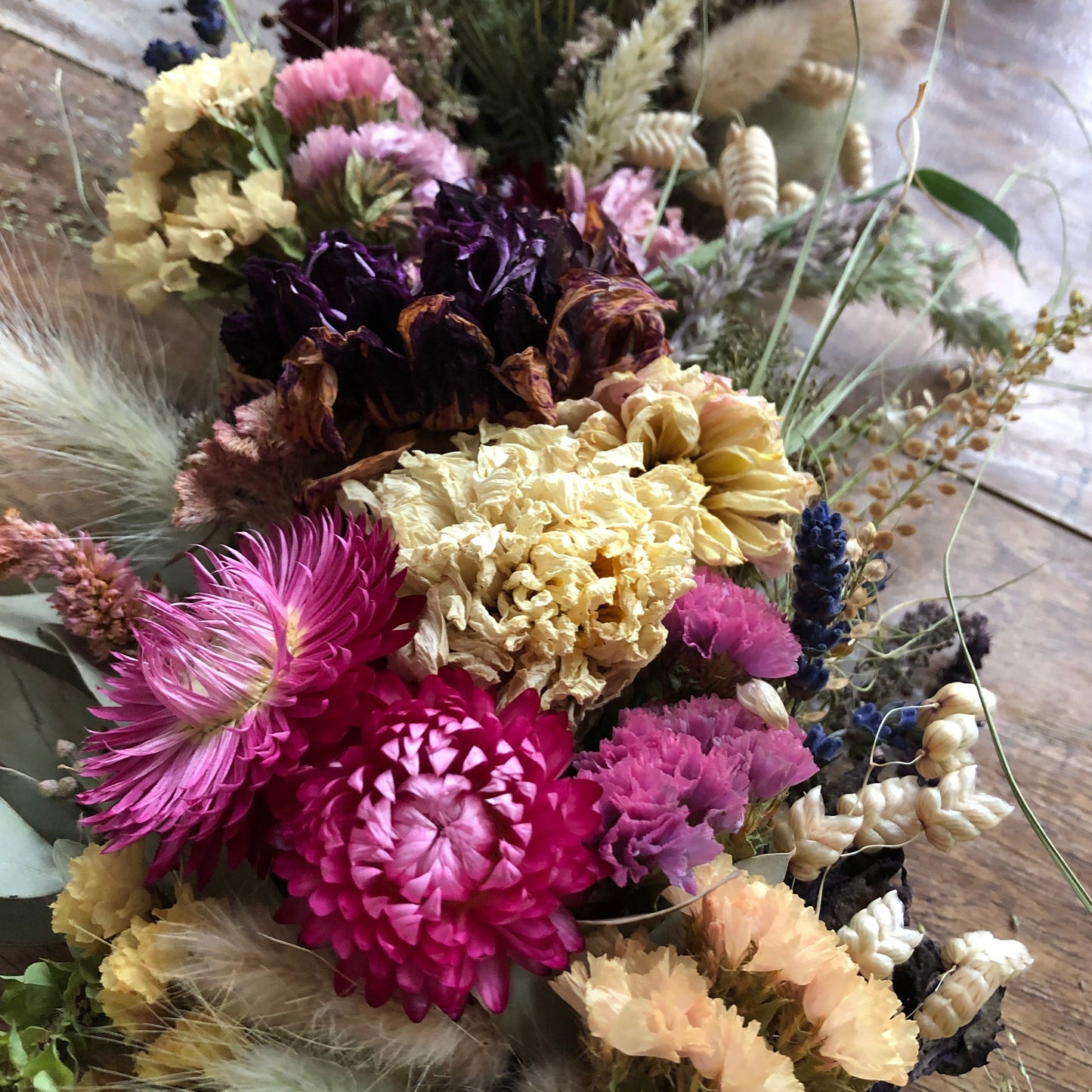 dried flower wreath