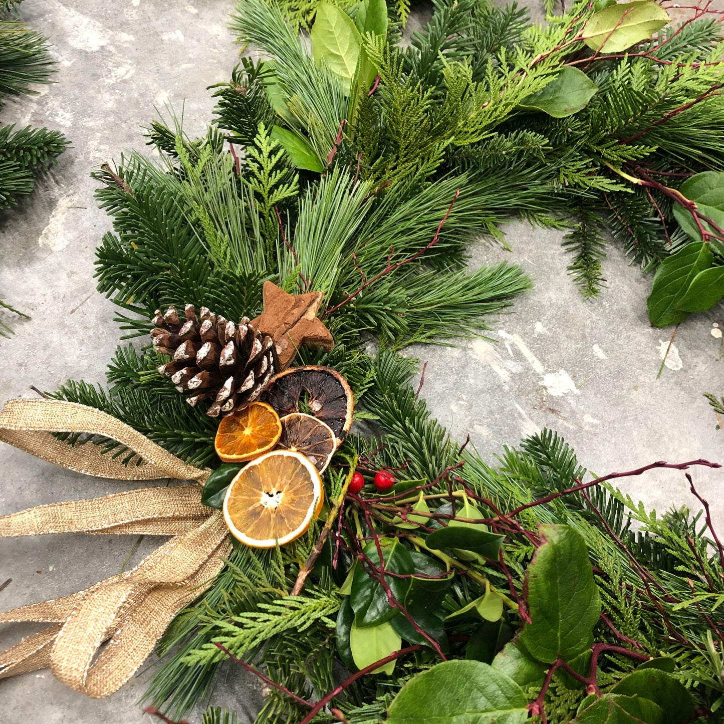 Holiday Wreath  Workshop