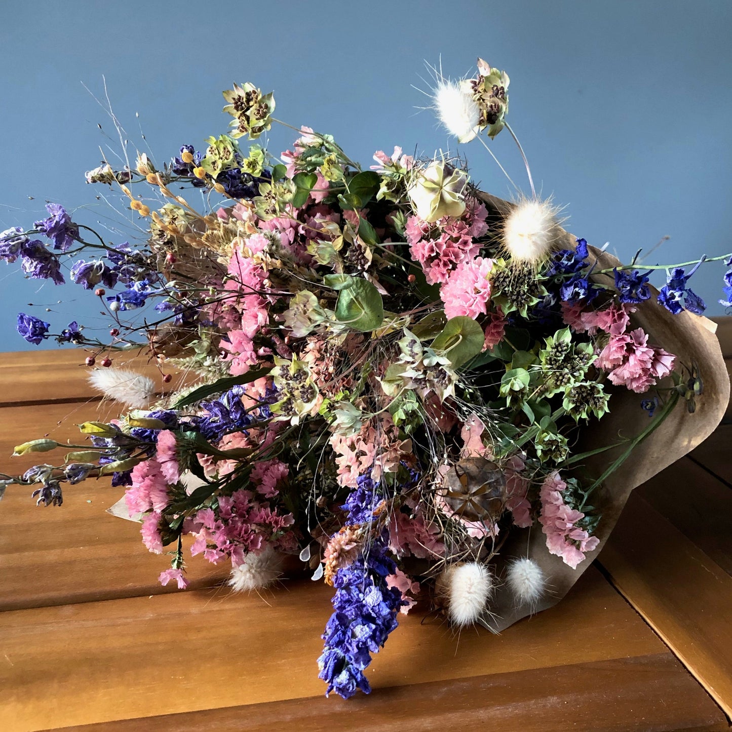 dried flower bouquet